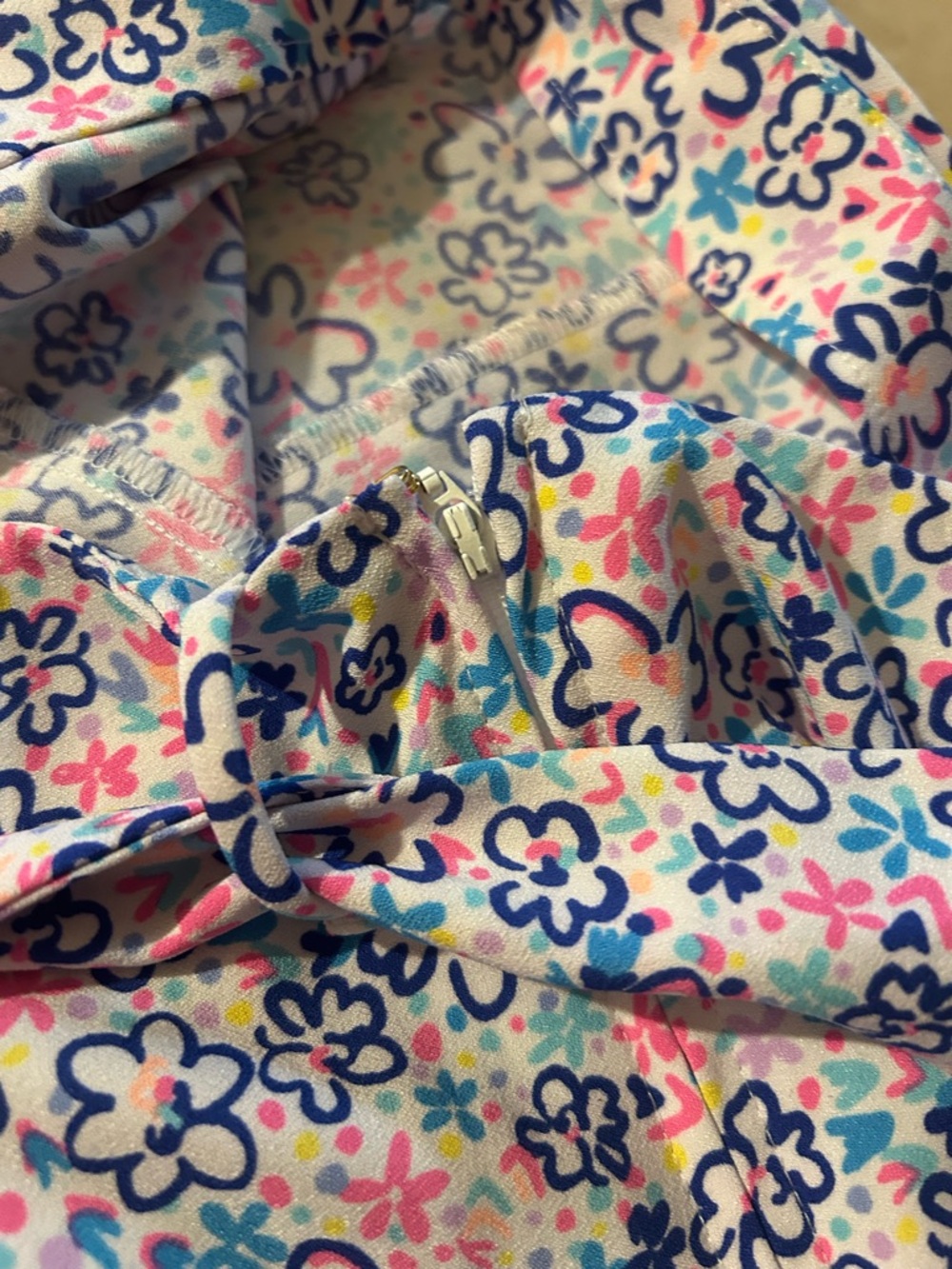 Lilly Pulitzer Royal Blue Cami with Floral Scallop Shorts Set - Picture 9 of 9